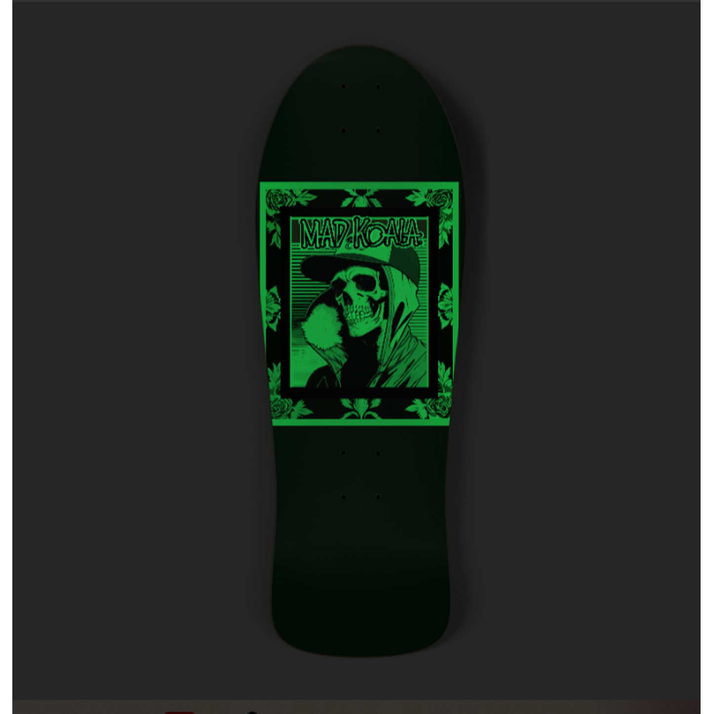 Glow In The Dark Retro "Lurker Dipshit" Deck