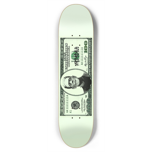 Dead Presidents Glow In The Dark Skateboard Deck